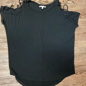 Express One Eleven Cold Shoulder Top